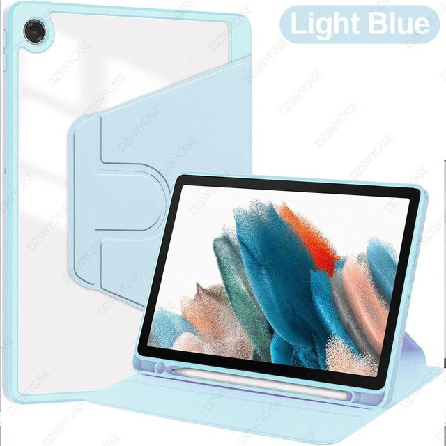 360 Grad drehbare Schutzhülle für Samsung Galaxy Tab A8 10,5 Zoll SM-X200 X205 X207 in Blau - Bild 1