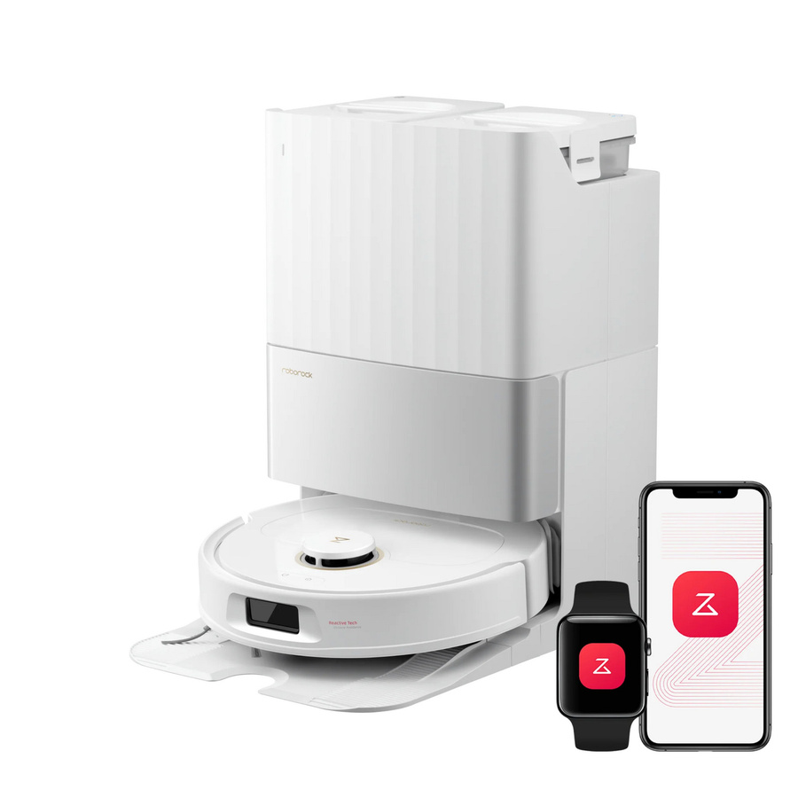 Roborock Qrevo S5V Saugroboter mit Multifunktions-Dockingstation in Weiß mit App-Steuerung und Smart-Home-Integration - Bild 1
