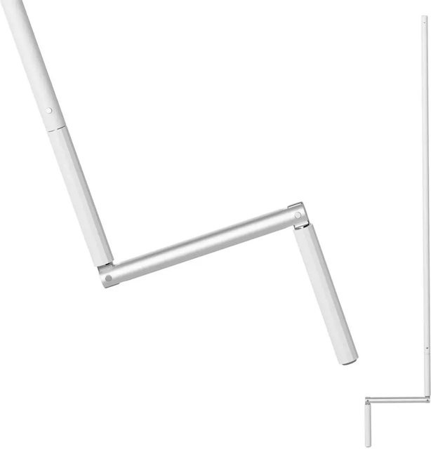 Bauheld Rollladen Kurbelstange aus Aluminium in Weiß, Länge: 120 cm - Bild 1