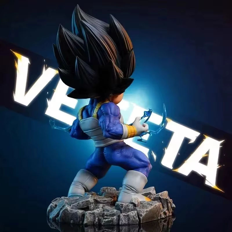Bandai Dragon Ball Anime Figur Majin Vegeta SSJ Statue aus Kunststoff, mehrfarbig, Höhe: 18 cm - Bild 2