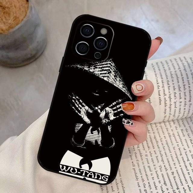 Wu-Tang Clan Ultra Handyhülle aus weichem Silikon für iPhone 11 bis iPhone 17 Pro Max, Schwarz - Bild 1