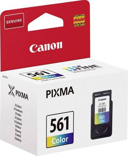 Original Canon Tintenpatrone CL-561 Tri-Color für Inkjet-Drucker, Cyan, Magenta, Gelb - Bild 1