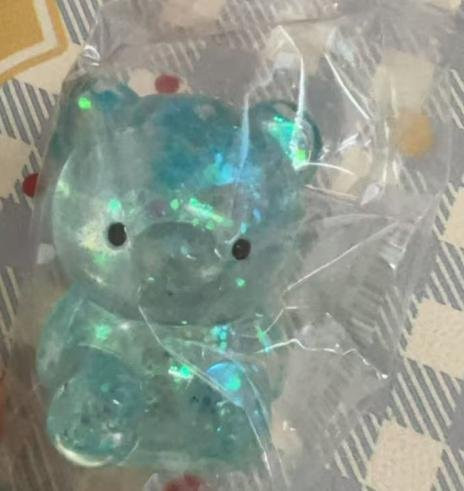 Glitzer-Capybara Quetschspielzeug, Handquetscher, Fidget Dekompressionsspielzeug - Bild 1