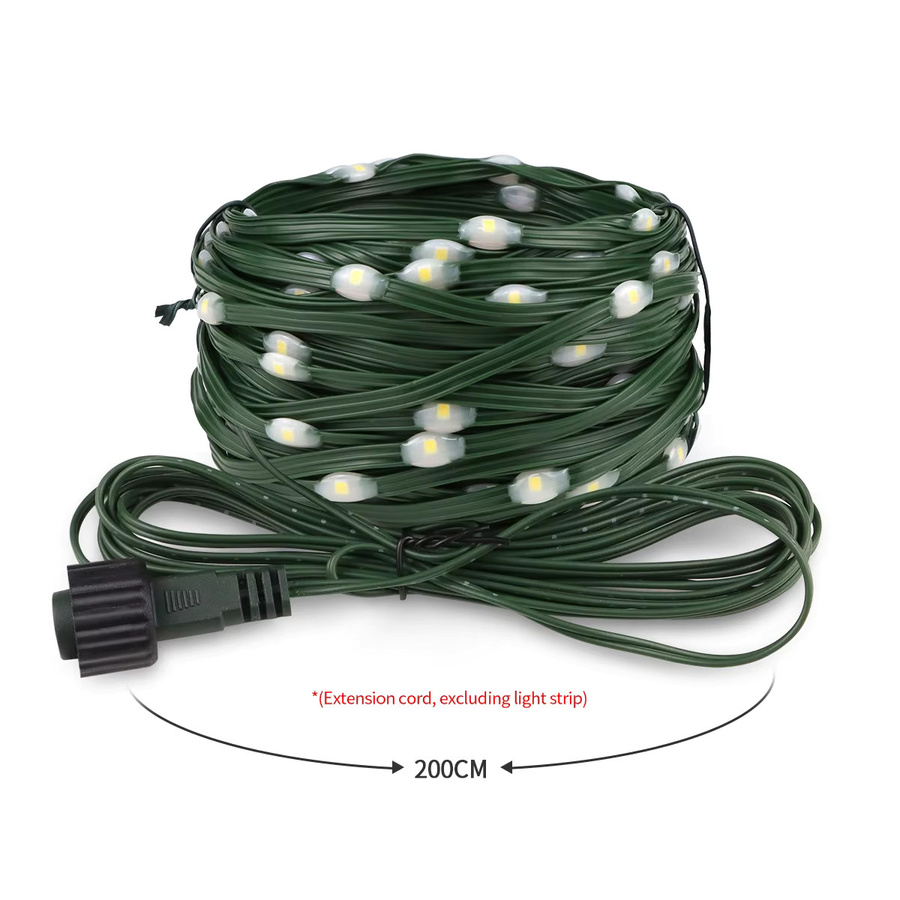 Rybakov LED Garten Lichterkette mit Lederseil, wasserdicht, 24 V - Bild 2