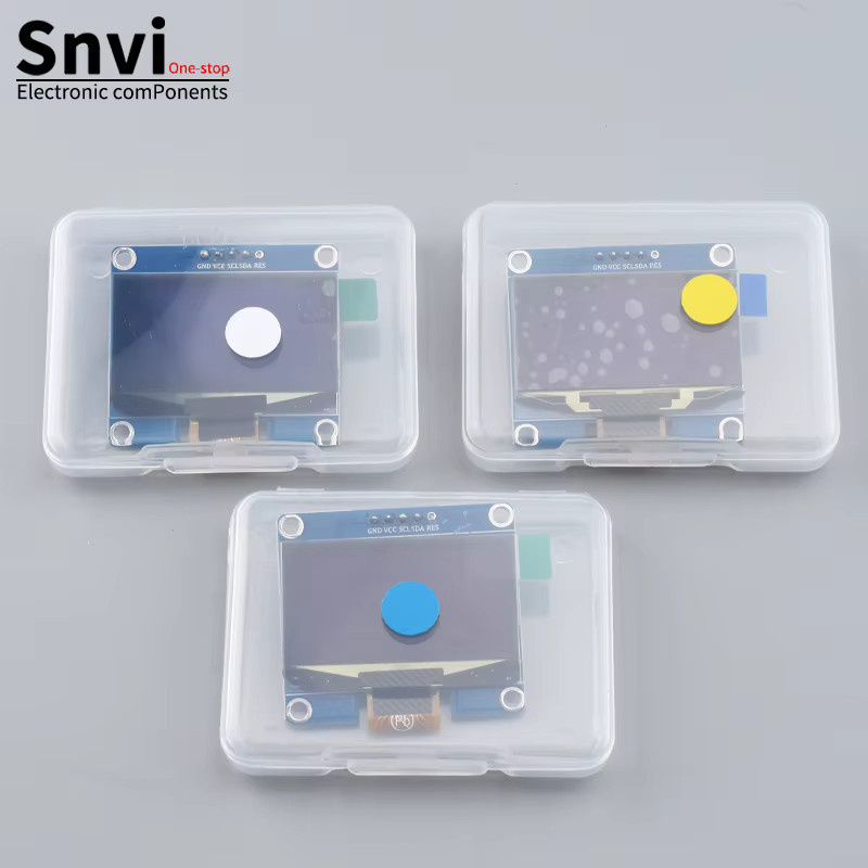 Snvi 1,54 Zoll OLED-Bildschirmmodul SSD1309 in Weiß und Blau mit SPI-Schnittstelle und 128x64 Auflösung - Bild 4