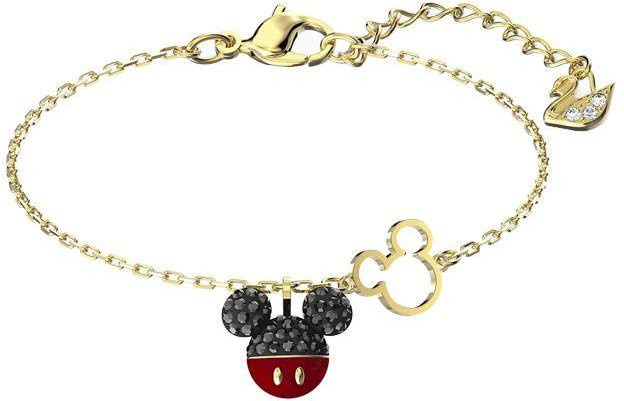 Swarovski Armband, Damen, Schwarz, Gold, Kristall - Bild 1
