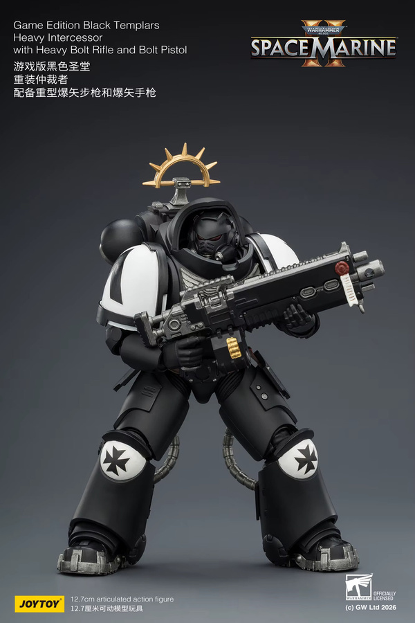 JOYTOY Warhammer 40K Black Templars Heavy Intercessor, Einzelfigur - Bild 2