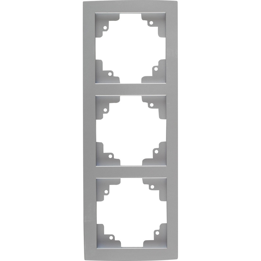 OBI Abdeckrahmen Tauri 3-fach in Silber - Bild 2