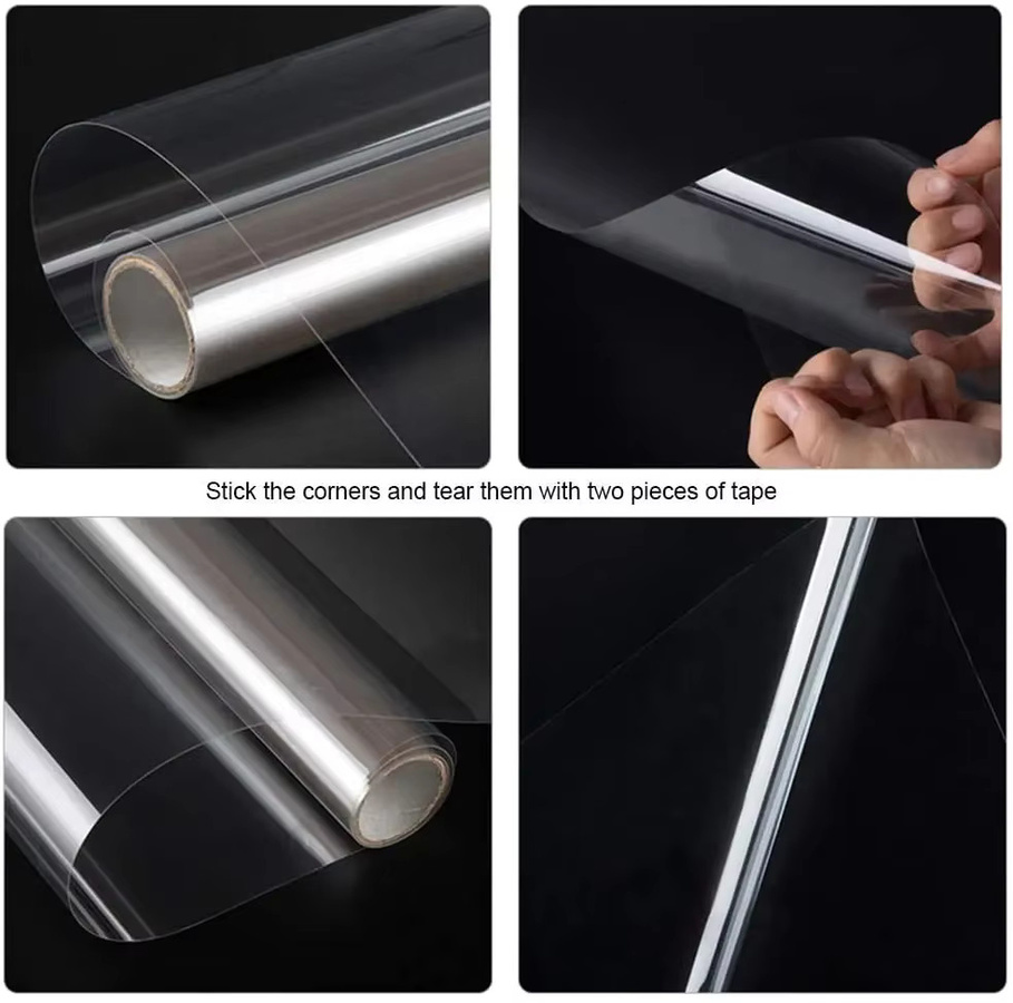 AFDB Sicherheitsfensterfolie Transparent Selbstklebend 4mil Anti-Shatter Glas-Schutzfolie - Bild 5