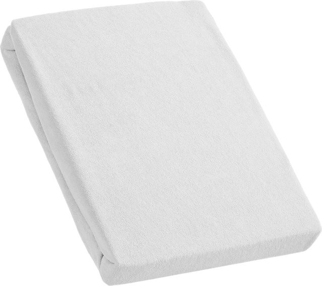 Kinzler Frottee Spannbetttuch in Silber, B/T: 140 x 160 x 200 cm, Höhe: 25 cm - Bild 1
