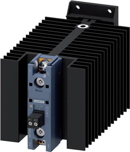 Siemens Halbleiterschütz 3RF33803BA24 in Schwarz mit 80A und einer maximalen Schaltspannung von 460 V/AC - Bild 1