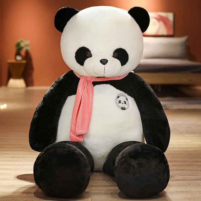 Wucifang Bags Panda Plüschtier, rosa, 100cm - Bild 1