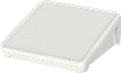 Bopla BoPad BOP 2222 P-9016-SET Pult-Gehäuse aus ABS in Weiß (RAL 9016), B/T/H: 22,0 x 20,3 x 8,37 cm - Bild 1