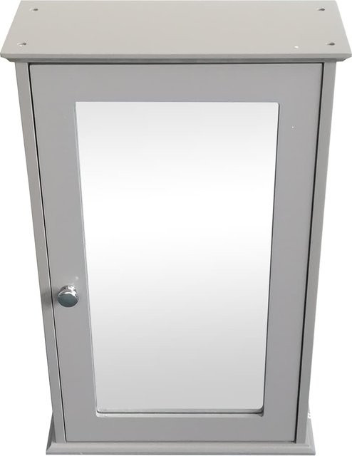 HTI-Line Spiegelschrank Sarah in Weiß mit Spiegeltüren und internen Regalen - Bild 1