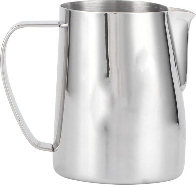 CosyHome Kaffeekanne aus 304 Edelstahl für Latte Art, grau, 600 ml - Bild 1