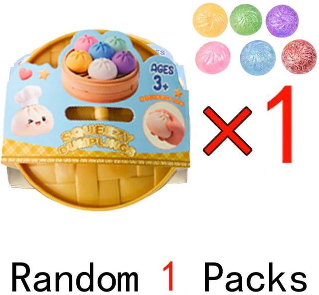 Yiran toy 1 Mini-Knödelbrötchen-Druckentlastungsball Rosa mit Perlen - Bild 1