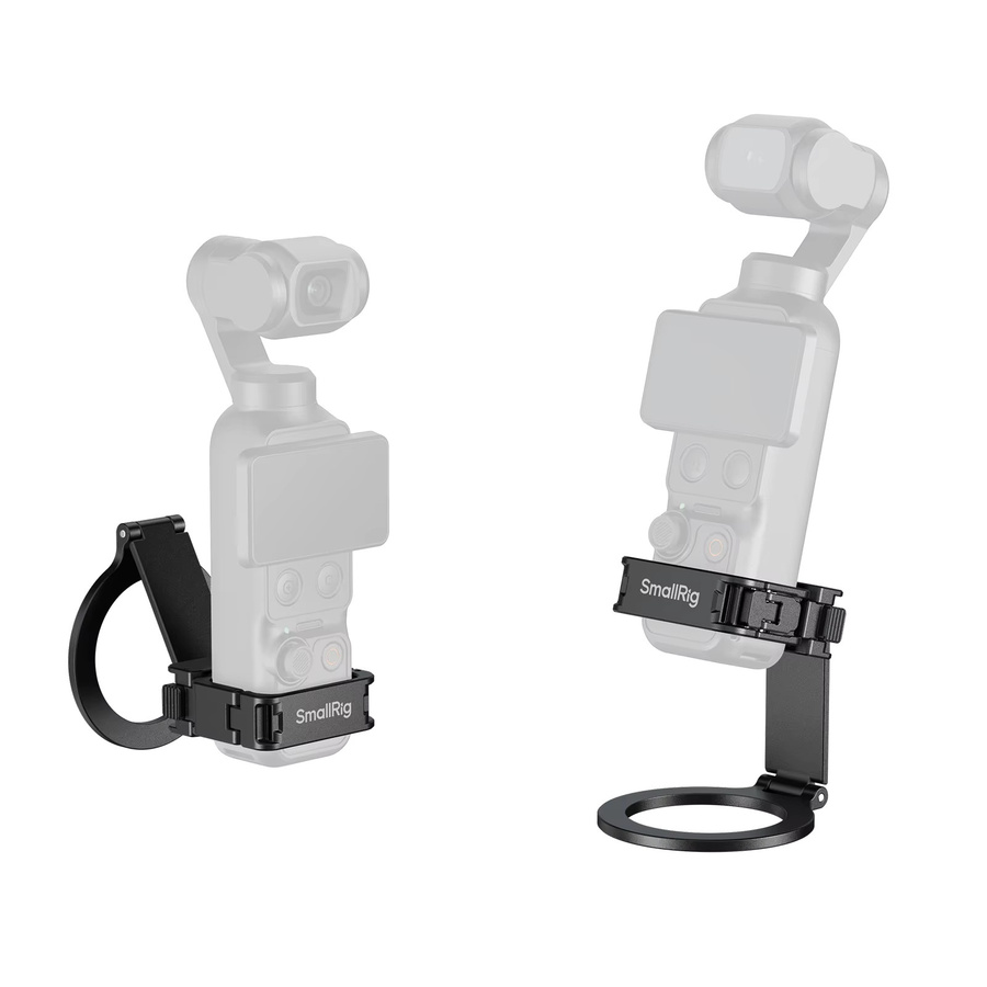 SmallRig Magnetische Anbaubare Halterung mit verstellbarem Magnetring für DJI Osmo Pocket 4, DJI Osmo Pocket 3 und Mobiltelefone, Schwarz - Bild 1