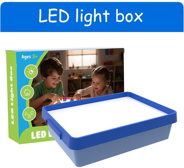 Binchi Fitness LED Lichtbox Sensorisches Spielzeug, Blau, ab 3 Jahre - Bild 1