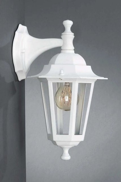 Außenwandleuchte Molinella in Weiß mit Glas für Garten und Außenbereich (IP 44) - Bild 1