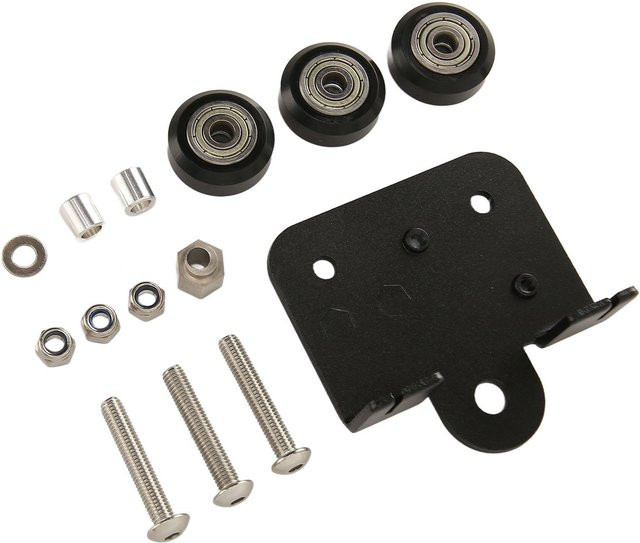 Creality 3D Extruder Rückplatte mit Riemenscheibe für Ender 3, 3s, 3 Pro, CR 10, CR 10S und S4 in Schwarz - Bild 1