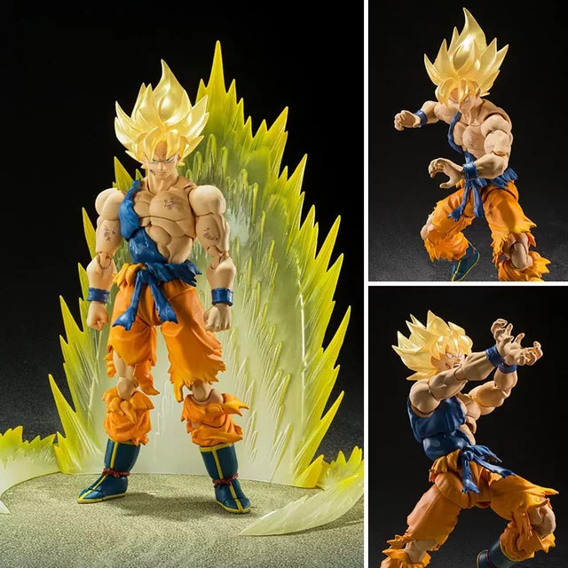 Bandai Dragon Ball SSJ2 Kampfbeschädigter Goku & SSB Kaioken Goku, Actionfiguren, 2er-Set - Bild 1