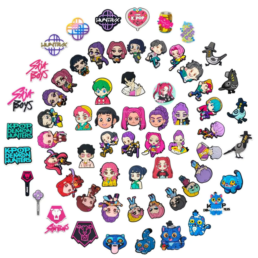 Hasbro Schuh-Charms, Cartoon-Figuren, PVC, Bunt - Bild 6