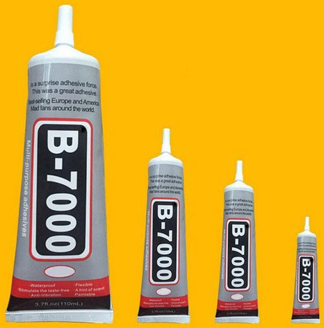 B7000 und T7000 Superstarker Kleber in Transparent oder Schwarz für Reparaturen an Bildschirmen, Schmuck und Bastelarbeiten - Bild 1