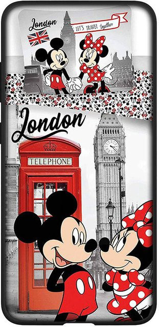 MINISO Handyhülle mit Mickey Mouse und Minnie Mouse Design in Multicolour für Samsung Galaxy A71 und weitere Modelle - Bild 1