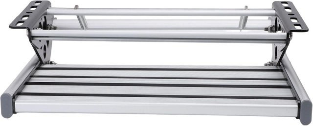 Aimo Teleskop-Einstiegsstufe für Wohnmobile aus Aluminiumlegierung, Silber, Tragfähigkeit 400 lbs - Bild 1