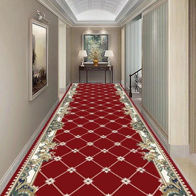 Karpetti Flurteppich als Läufer für den Eingangsbereich und Korridor, rot, B/T: 100 x 120 cm - Bild 1