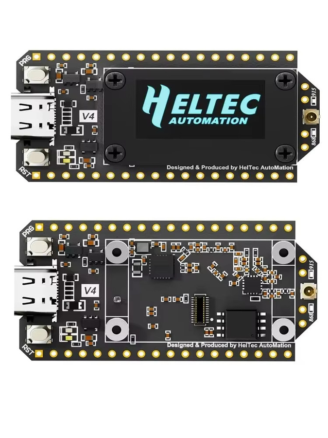 Heltec V4 ESP32-S3 LoRa Entwicklungsboard mit SX1262 Modul, WiFi und Bluetooth, 2MB, 915MHz Antenne, Schwarz - Bild 6