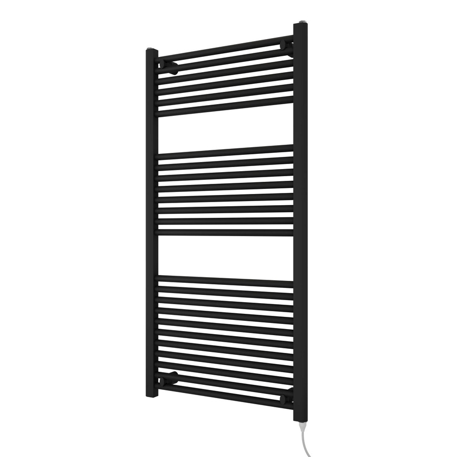 Azur Elektrischer Handtuchwärmer Kitty Typ 1 Schwarz B: 120 cm - Bild 2