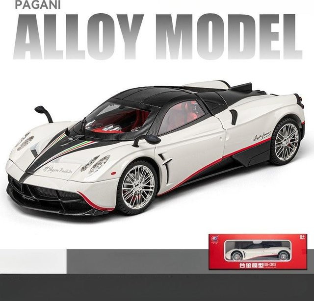 Linyi toy car Huayra Dinastia Supercar, Modellauto, Metall, 1:18, Sound und Licht, ab 14 Jahren - Bild 1