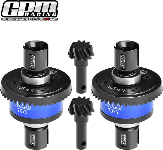 GPM Vorder- und Hinterdifferential-Set, Metall, Grün - Bild 1