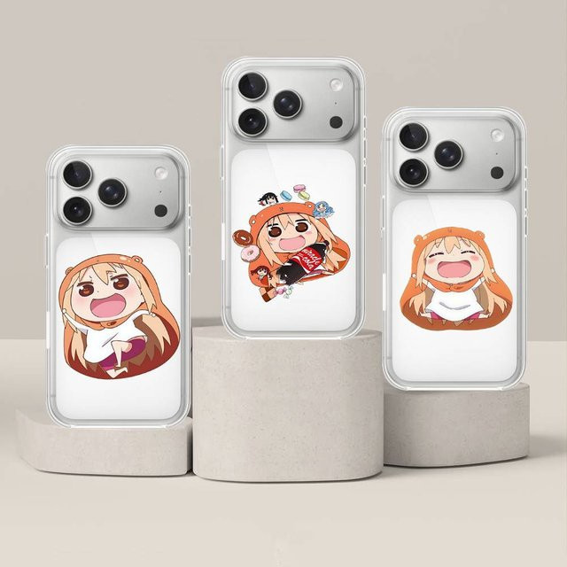 Mesuca Umaru-chan Handyhülle für iPhone, transparente Schutzhülle für verschiedene iPhone Modelle - Bild 1