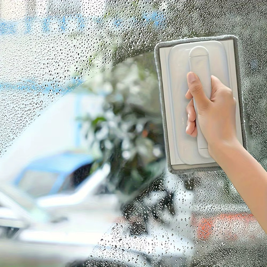 Untior Mehrzweckbürste mit faltbarem Mikrofasermopp und abnehmbarem Kopf zur Reinigung von Fensterrillen, Fugen und Oberflächen - Bild 3
