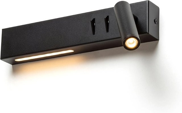 Rendl Deckenleuchte Odeon Schwarz mit LED und Up-Down-Lichtfunktion - Bild 1