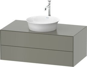 Duravit Waschtischunterschrank White Tulip in White, wandhängend, B/T: 100 x 55 cm - Bild 1