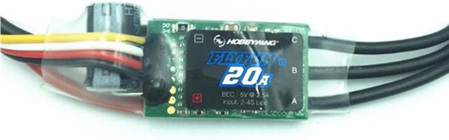 Hobbywing FlyFun Mini ESC, elektrischer Geschwindigkeitsreglermotor - Bild 1
