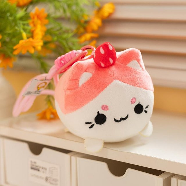 Yiran Health & Beauty Bunte Pfirsichkatze, Plüschtier, Bunt / Mehrfarbig, Rosa / Pink - Bild 1