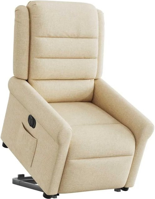 vidaXL Elektrischer Relaxsessel mit Aufstehhilfe in Beige aus Stoff - Bild 1