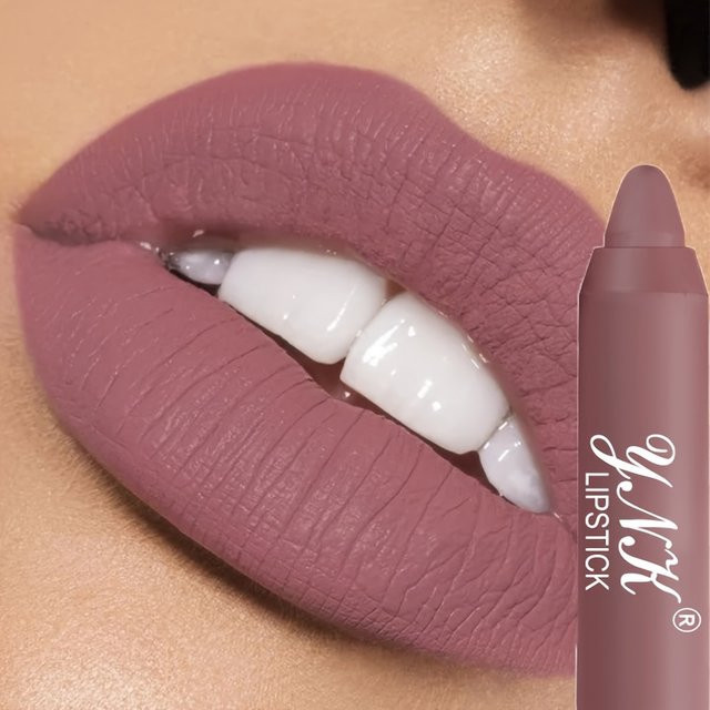Lippenstift, 12 Farben, Matt, Wasserdicht - Bild 1