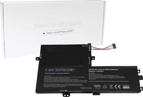 IPC-Computer Notebook-Akku LE L18C3PF7-68 in Schwarz mit 11.40V und 4500 mAh - Bild 1