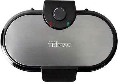 Tristar WF-2120 Waffeleisen mit Antihaftbeschichtung in Schwarz und Grau - Bild 1
