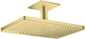 Hansgrohe Axor Kopfbrause Decke Quadratisch in Brushed Brass mit Rain-Funktion und Anti-Kalk-System, Breite: 46 cm, Tiefe: 46 cm, Höhe: 30 cm - Bild 1