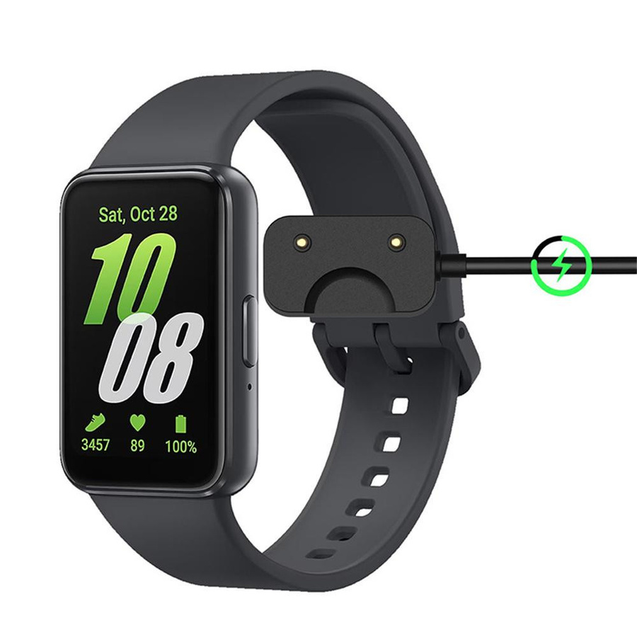 Magnetisches USB-Ladekabel für Samsung Galaxy Fit 3 in Schwarz - Bild 5