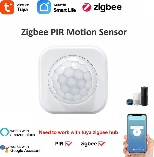 ONENUO Zigbee PIR Bewegungsmelder Smart Life Tuya Sicherheitssensor in Weiß (benötigt Zigbee Gateway) - Bild 1
