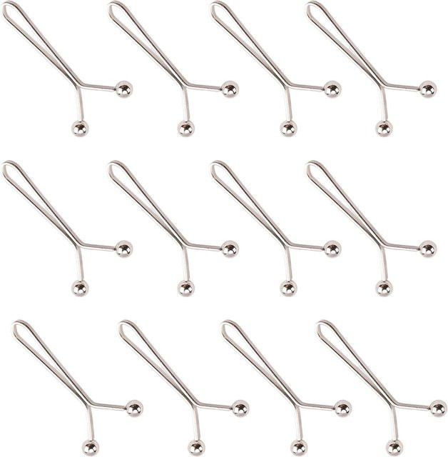 Hijab Nadeln Set, 12 Sicherheitsclips, Damen, weiß - Bild 1
