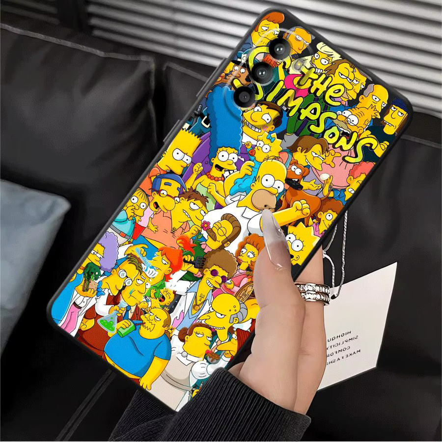 The Simpsons Handyhülle für Motorola Mot G60 G71 G51 G73 G22 Edge40 G32 G52 G50 Edge 20 Pro 30 Lite G53 G30 G60s in Schwarz und Multicolour - Bild 4