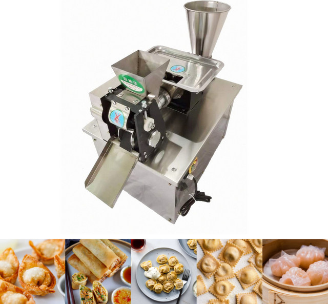 KOAL Automatische Mini-Teigtaschenmaschine aus Edelstahl in Silber für Ravioli, Pierogi, Pelmeni, Gyoza, Tortellini und Empanadas - Bild 1